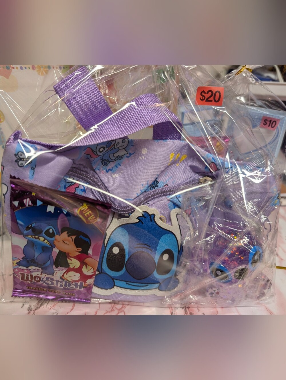 Stitch Kids Tote Bag in Lavender